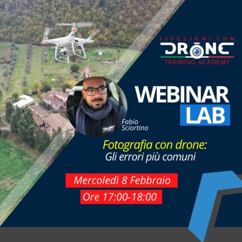 Webinar LAB: Fotografia con drone, gli errori più comuni