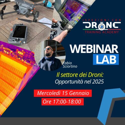 Webinar LAB: Il settore dei Droni: Opportunità nel 2025